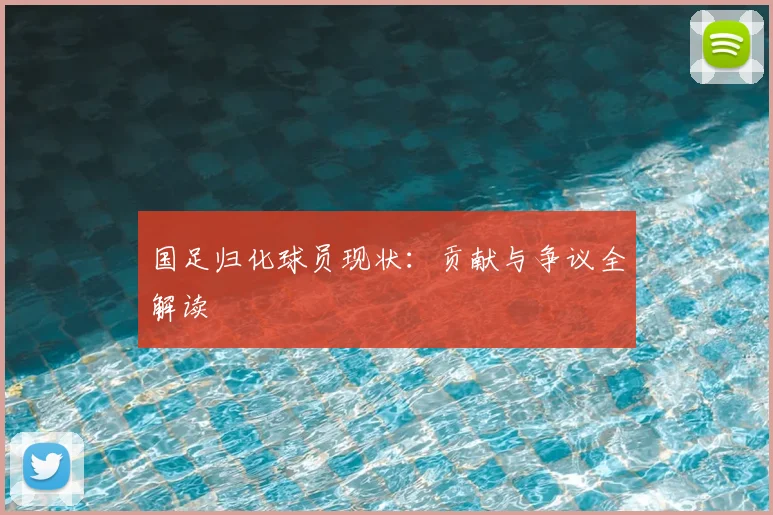 国足归化球员现状：贡献与争议全解读